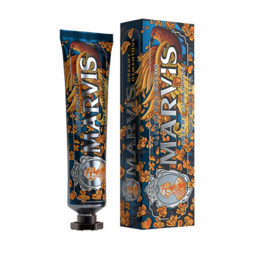 MARVIS Dreamy Osmanthus Toothpaste Mėtų ir kvepenių aromato dantų pasta, 75ml