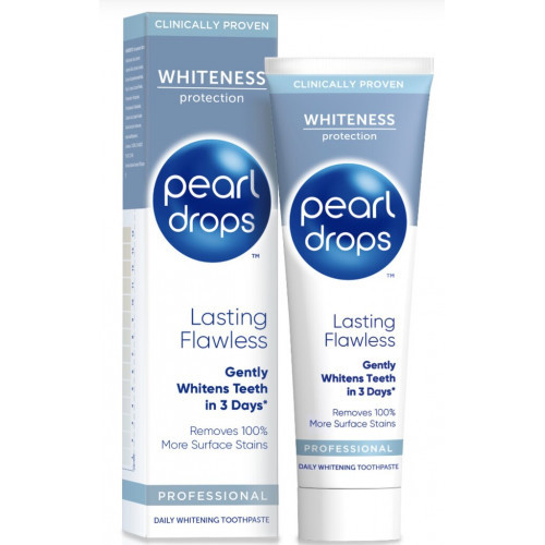 Pearl Drops Lasting Flawless Whitening Toothpaste Balinati dantų pasta, 75ml