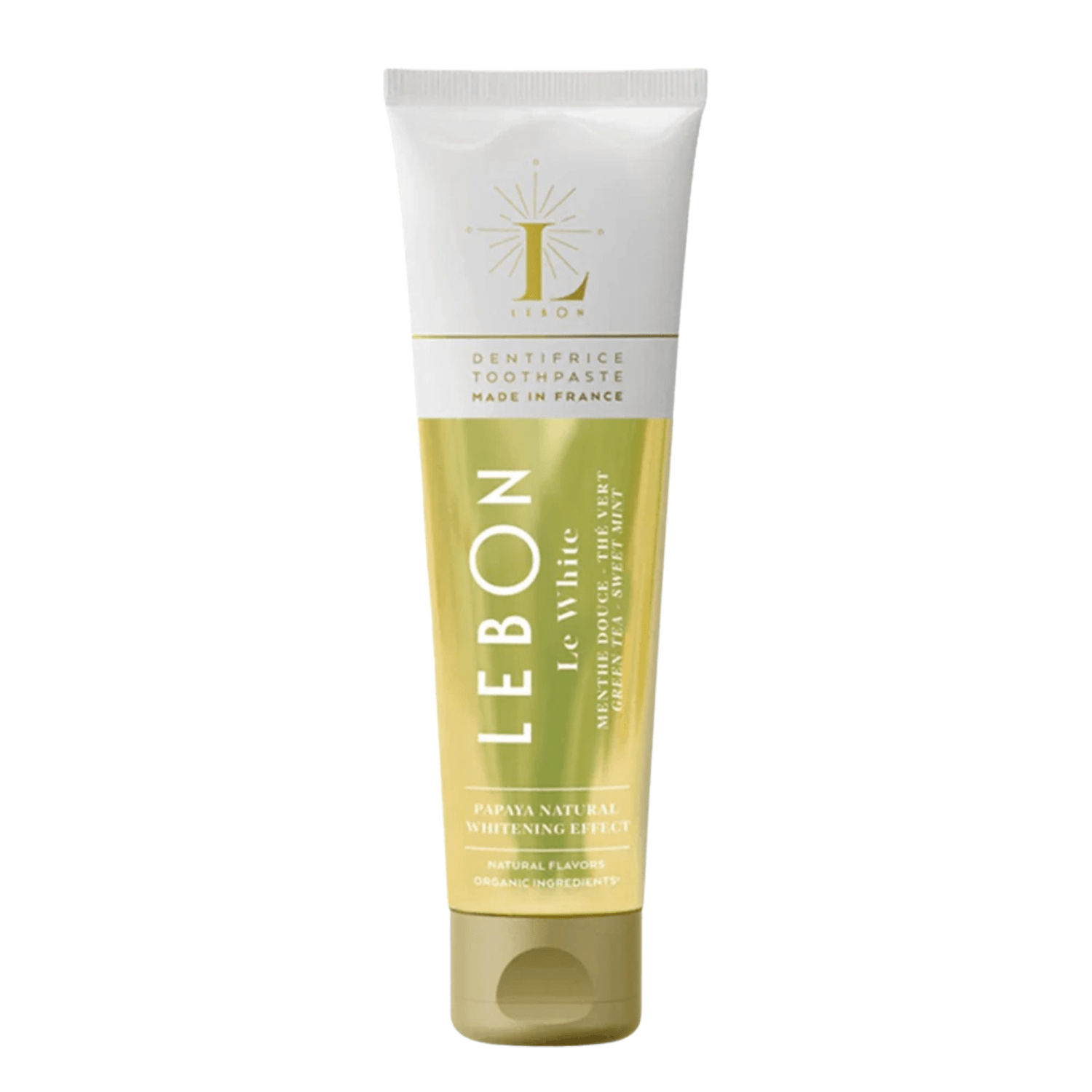 "Lebon" balinanti ir remineralizuojanti dantų pasta su papajų ekstraktu, 75 ml