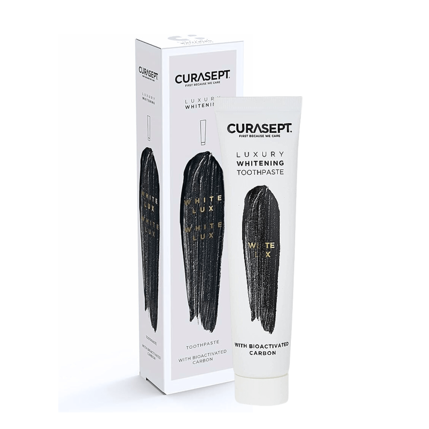 "Curasept White Luxury Whitening" balinanti dantų pasta (citrusinių vaisių skonio), 75 ml
