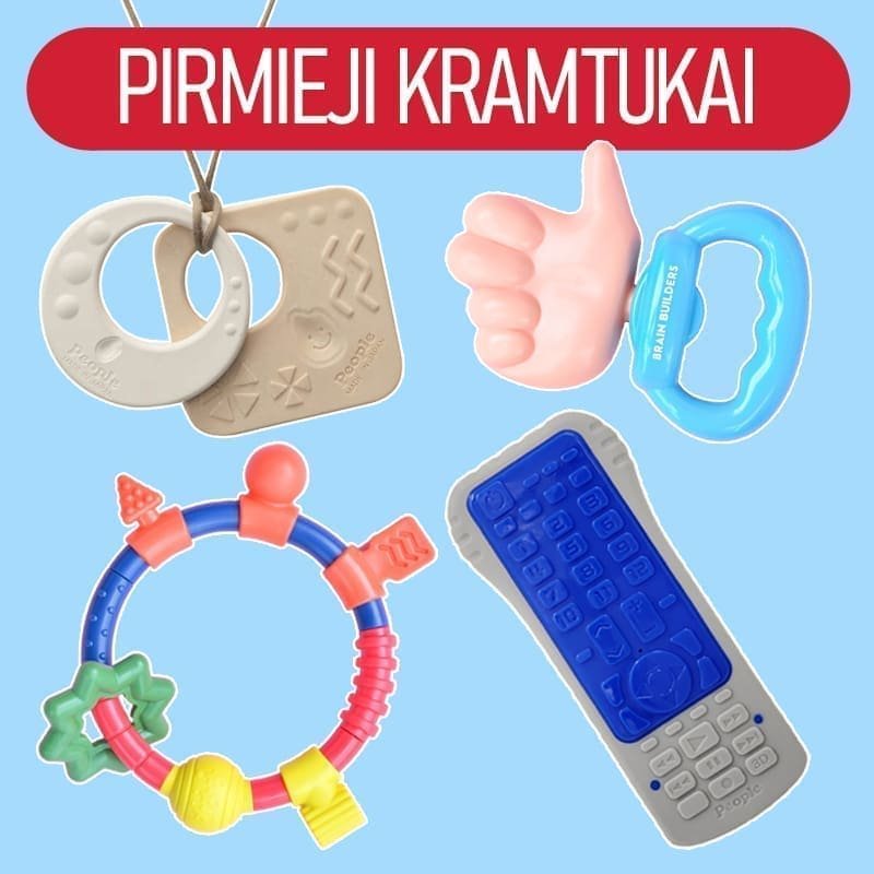 Kramtukai kūdikiams, 4 vnt. rinkinys „Pirmieji kramtukai“