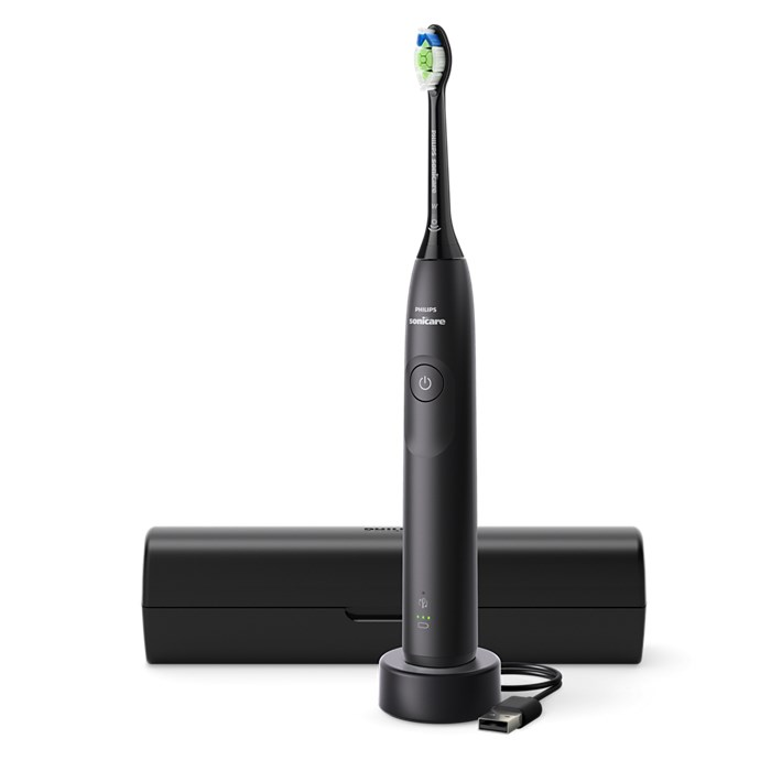 Elektrinis dantų šepetėlis Philips Sonicare Series 5300, įkraunamas, suaugusiems, juodas