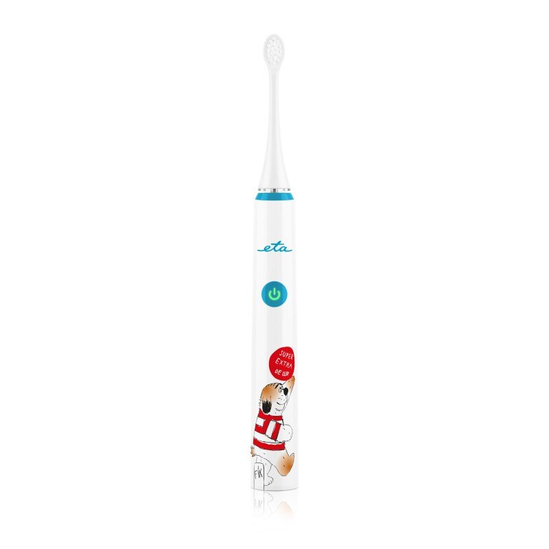 Dantų šepetėlis ETA Sonetic Kids Toothbrush ETA070690000 Rechargeable, skirta kids, Number of teeth brushing modes 4, Blue/White