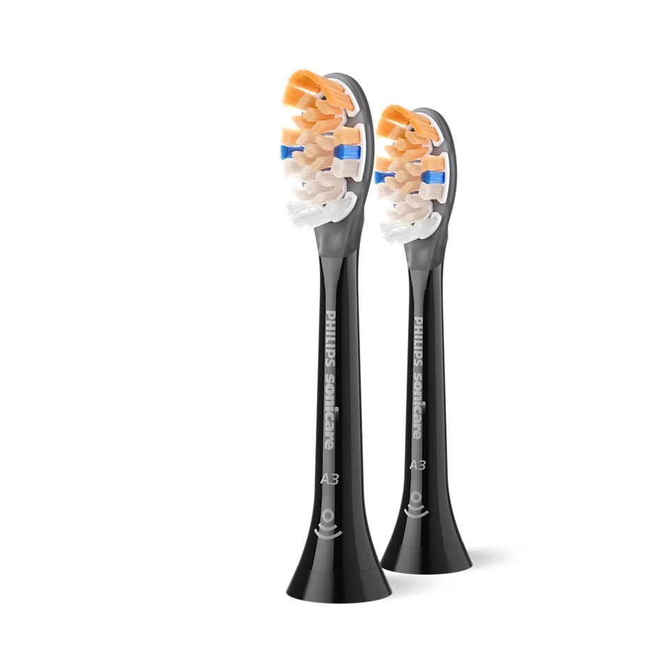 Dantų šepetėlio antgaliai Philips Sonicare Premium All-in-One HX9092/88, suaugusiems, juodos.