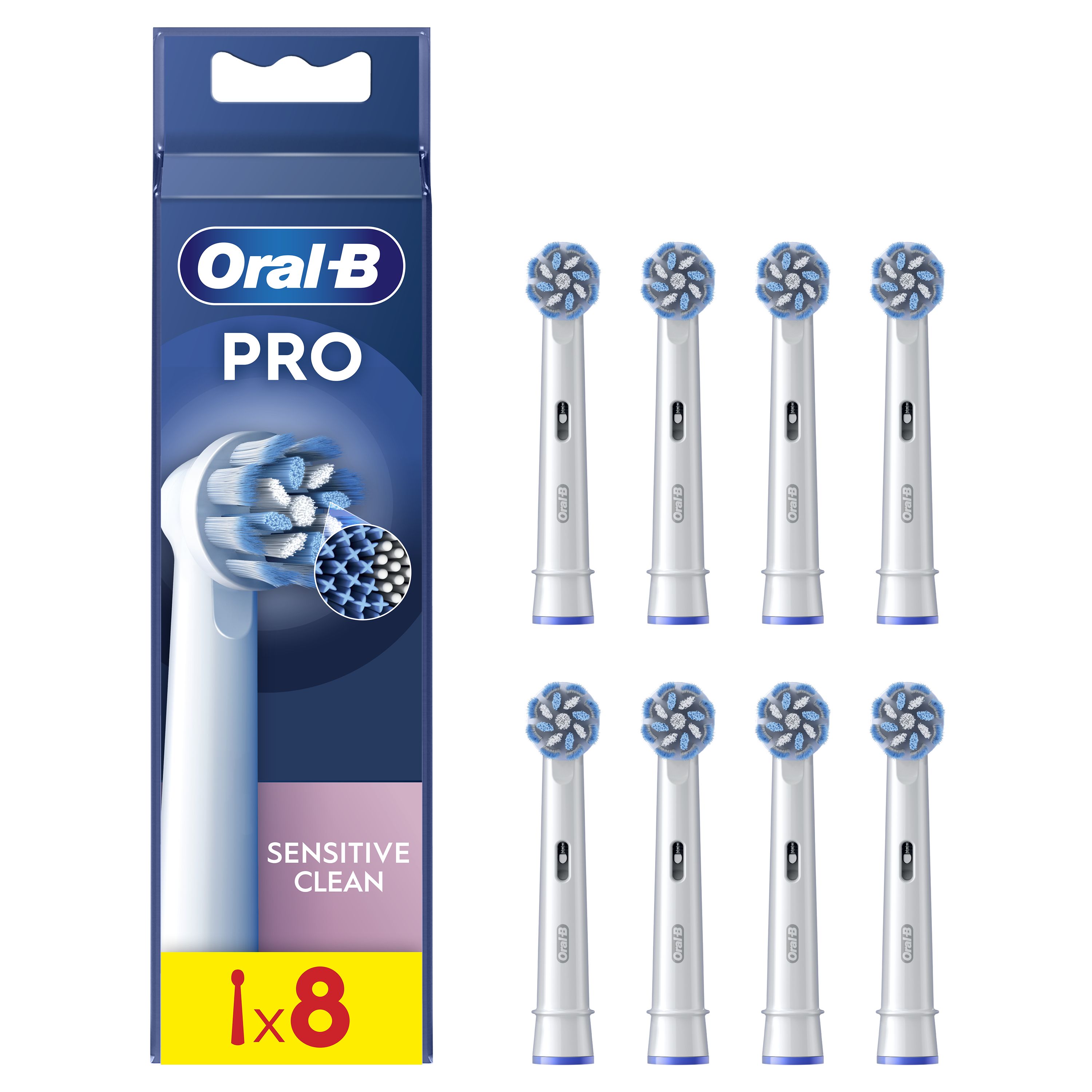 Dantų šepetėlio antgaliai ORAL-B EB 60RX-8 Sensitive Clean Pro X-filaments