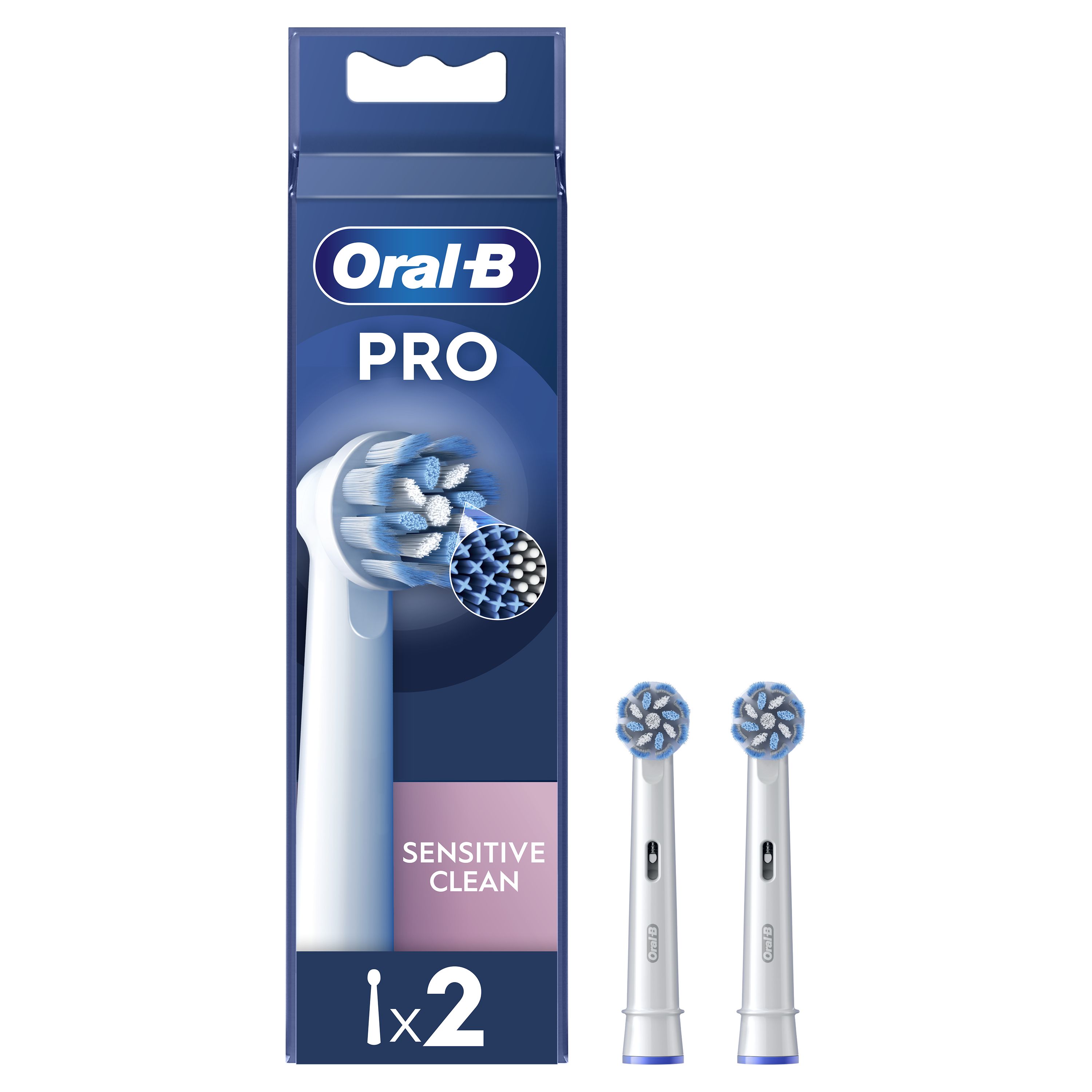Dantų šepetėlio antgaliai ORAL-B EB 60RX-2 Sensitive Clean Pro X-filaments