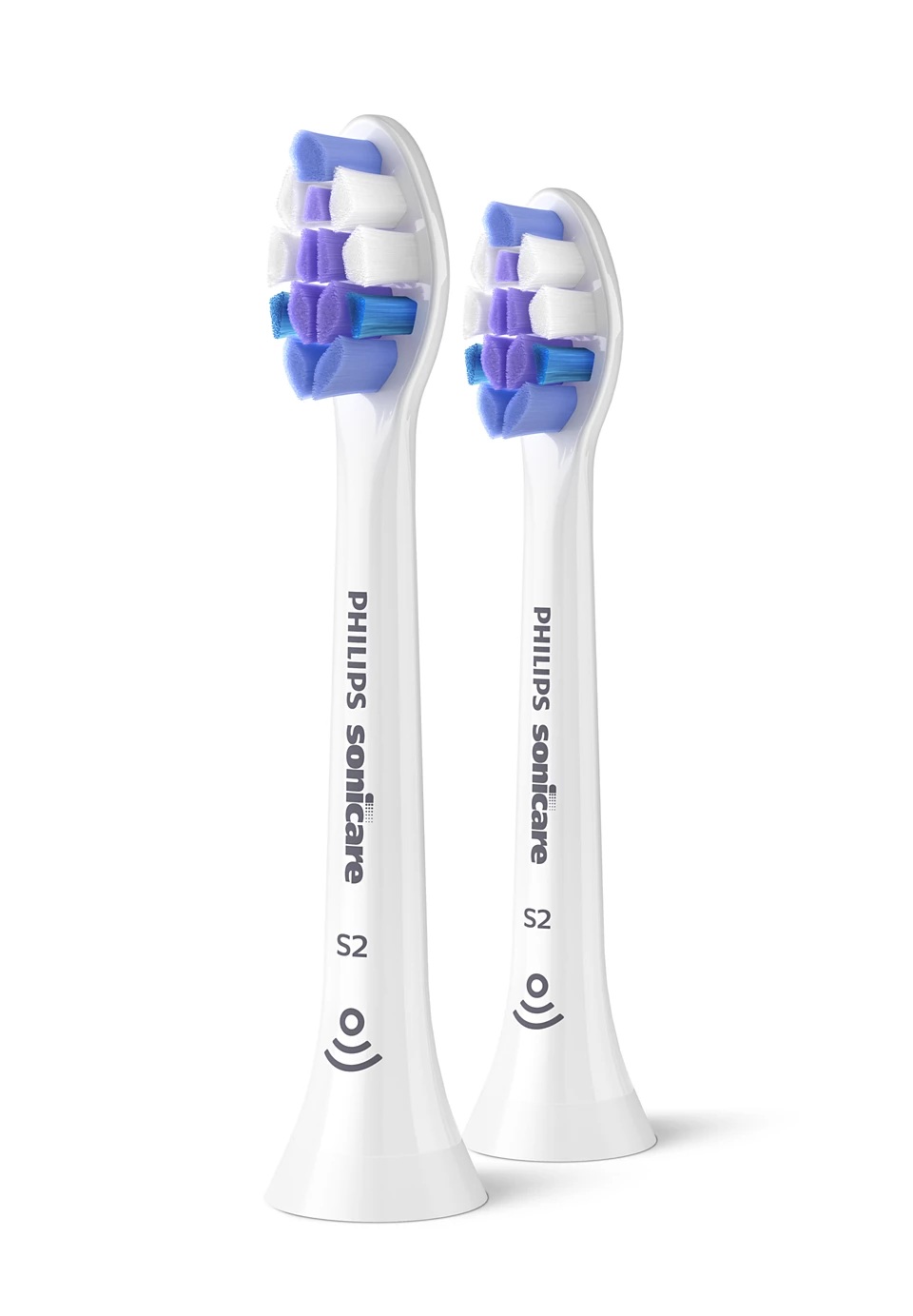 Dantų šepetėlio antgaliai Philips Sonicare Sensitive HX6052/87, suaugusiems, 2 Dantų šepetėlio antgaliai, baltos
