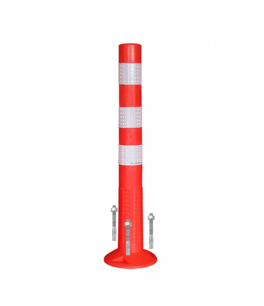 Lankstus įspėjamasis stulpelis 755 mm (su tvirtinimo elementais)