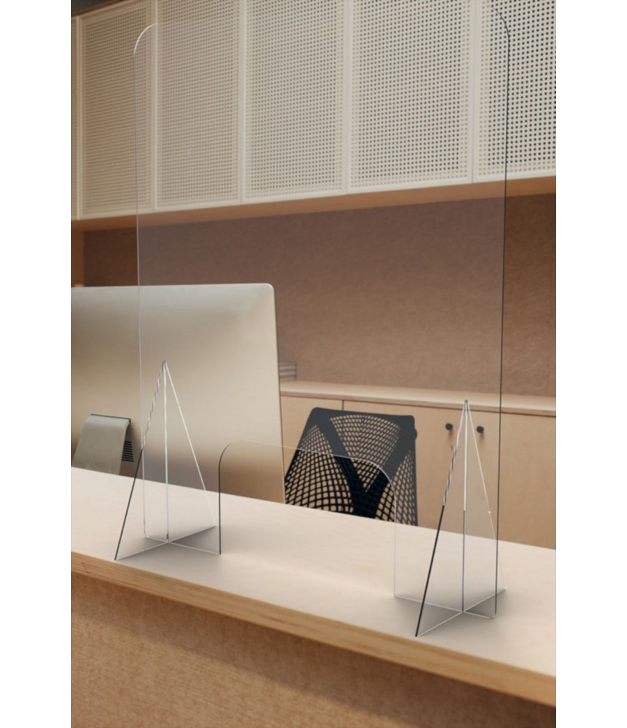 Apsauginė sienelė iš 4 mm organinio stiklo (įvairių dydžių) : Matmenys - 600x800 mm