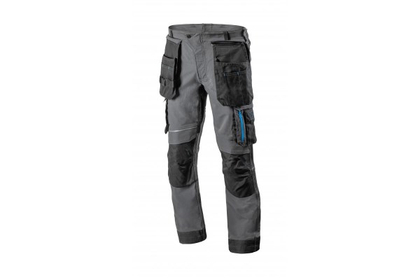 Kelnės pilkos 3XL Tauber 4-Way Hogert