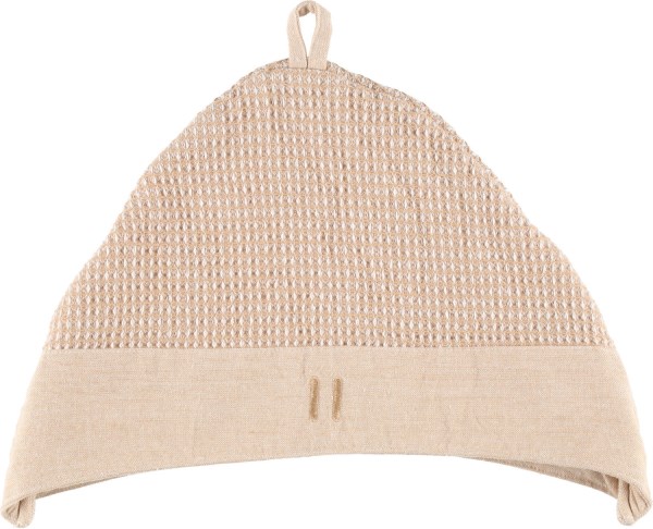 Kepurė pirčiai beige/balta Rento