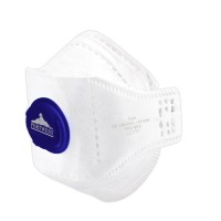 FFP2 Dolomite sulankstomas respiratorius su vožtuvu PORTWEST P291