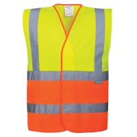 Dviejų spalvų gero matomumo liemenė PORTWEST C481