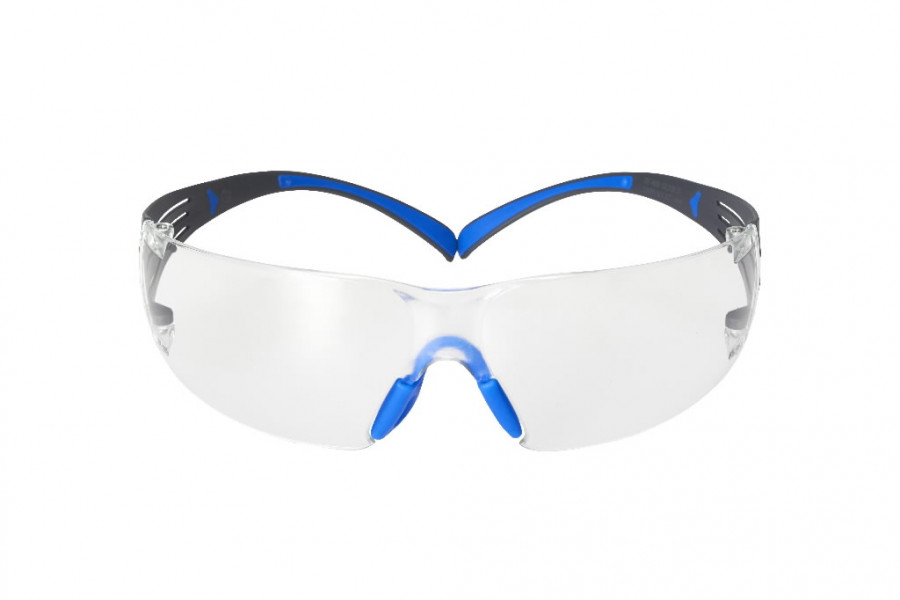 Apsauginiai akiniai SecureFit 400 K+N, skaidrūs SF401SGAF-BLU, 3M