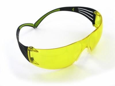 apsauginiai akiniai SecureFit 400 AS-AF, PC, geltoni, 3M