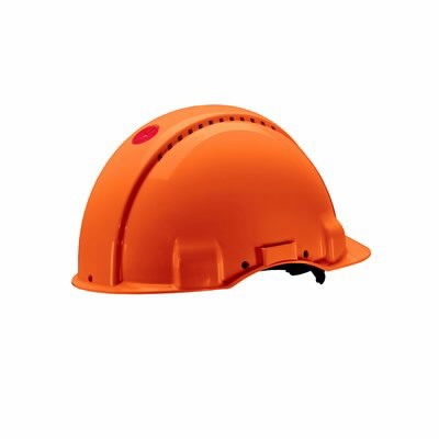 Apsauginis šalmas Uvicator, reguliuojamas, oranžinis, G3000N, 3M