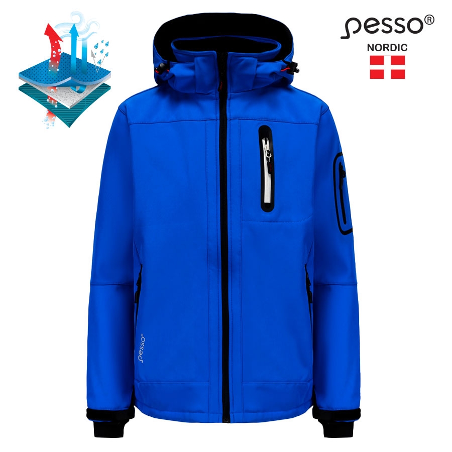 Striukė SoftShell Pesso Acropolis, mėlyna