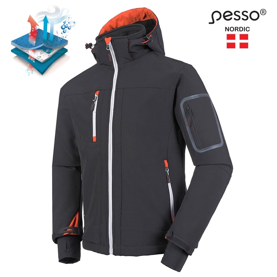 Striukė SoftShell Pesso Acropolis, pilka