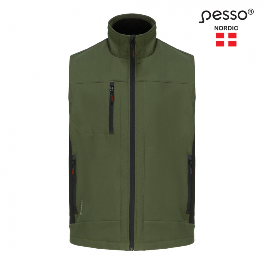 Liemenė Pesso Softshell, žalia