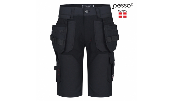 Darbo šortai Pesso Titan Flexpro 125, pilki1