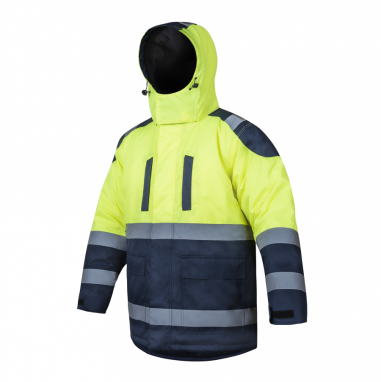 Gero matomumo žieminė darbo striukė Kaukaz Hi-Viz