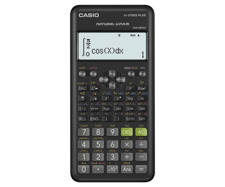 Skaičiuotuvas Casio FX-570ESPLUS-2 Juodas