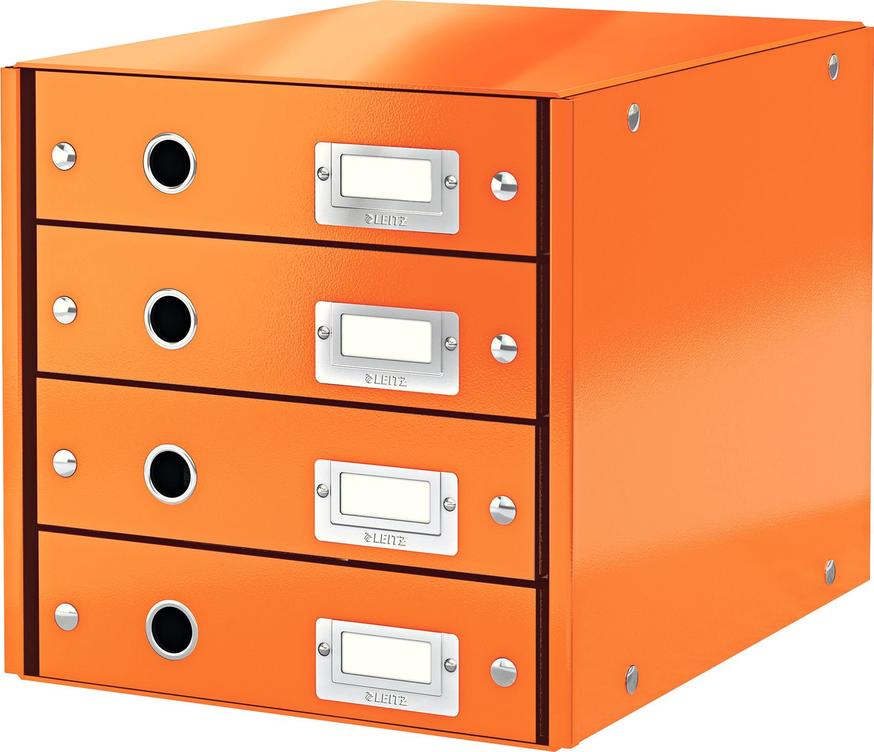 Leitz Container, cabinet Leitz Click & Store with 4 Orange drawers (10K269L)