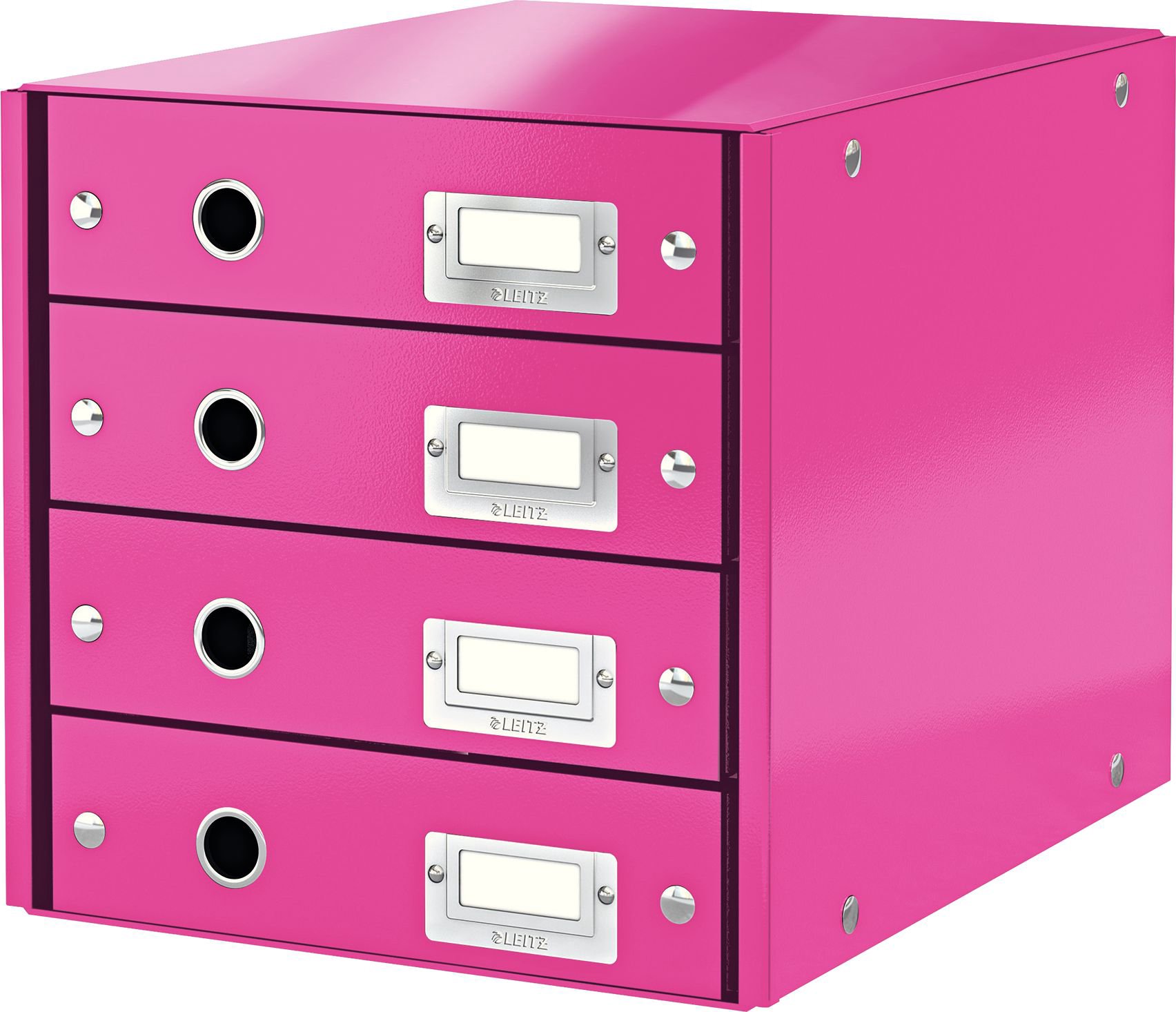 Leitz Container, cabinet Leitz Click & Store with 4 Pink drawers (10K269W)