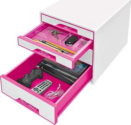 Leitz LEITZ CUBE WOW Schubl. Box perlweiss