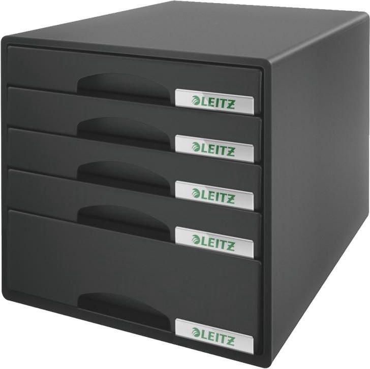 Leitz Container 5 PLC black drawers (52110095)