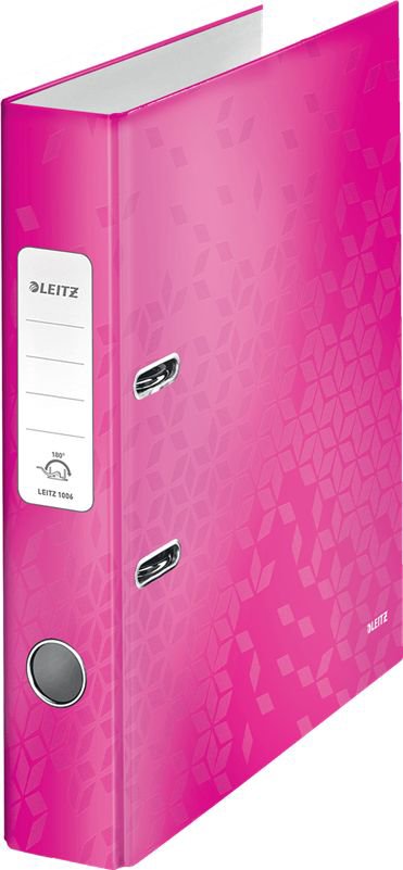 Segregator Leitz 180° Wow lever A4 50mm pink (10K301W)