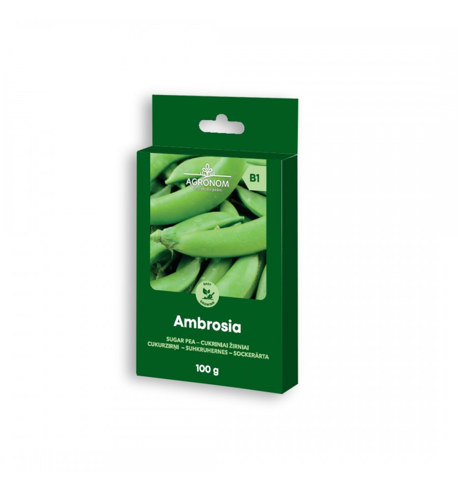 Cukrinių žirnių sėklos AMBROSIA, 100 g