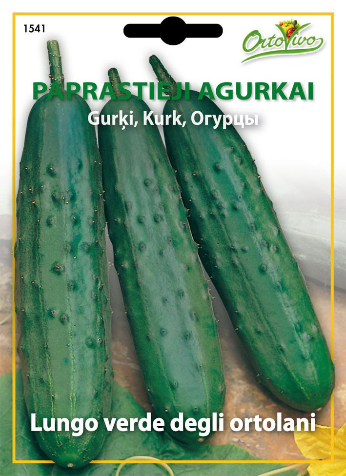 Agurkų sėklos LUNGO VERDE DEGLI ORTOLANI, 2 g