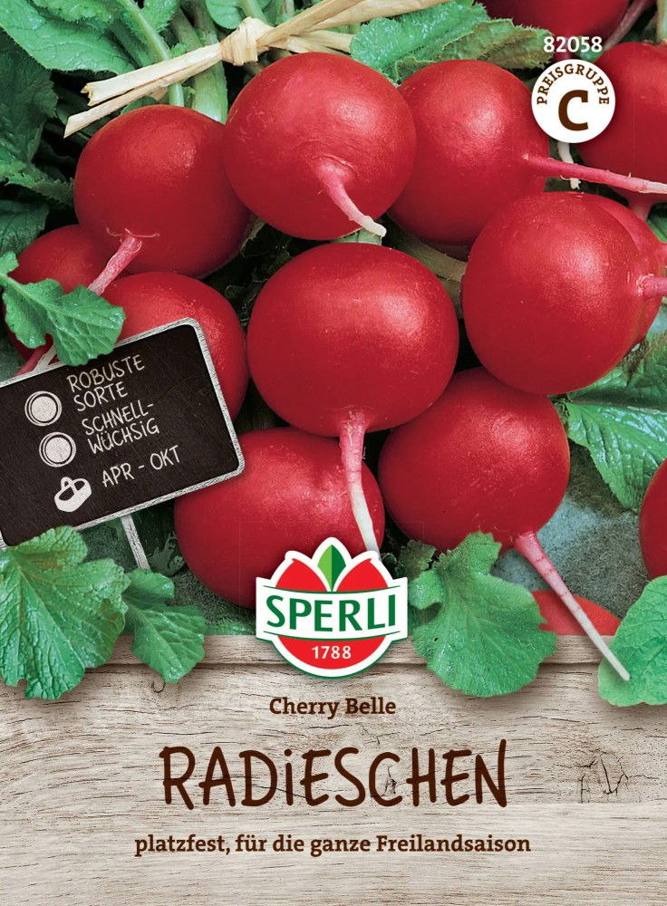 Ridikėlių sėklos CHERRY BELLE, 11 g