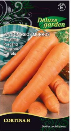 Valgomųjų morkų sėklos CORTINA H, 1 g