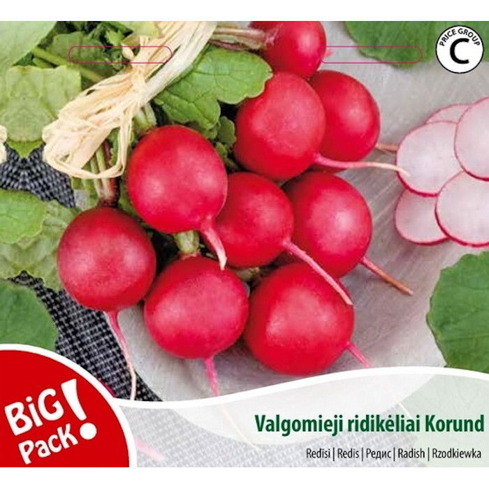 Valgomųjų ridikėlių KORUND sėklos, 10 g