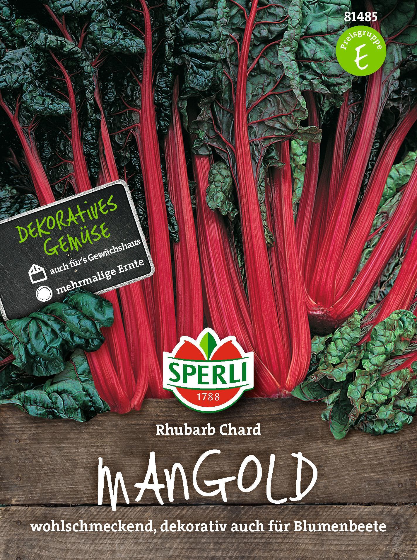 Mangoldų RHUBARB CHARD sėklos, 8 g