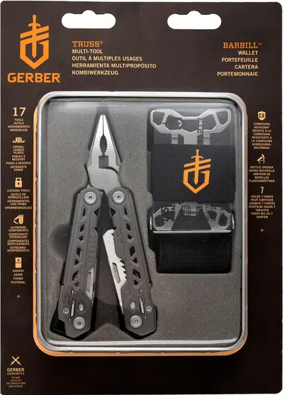 Daugiafunkcinis rinkinys Gerber Truss & Wallet Gift tin 4L 31-003868 TLT išsiuntimas 2-4 d.