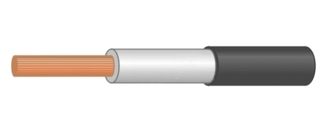 Lankstus varinis laidas 1.0mm² (259X0.07mm) su dviguba silikonine izoliacija +200*C, juodas