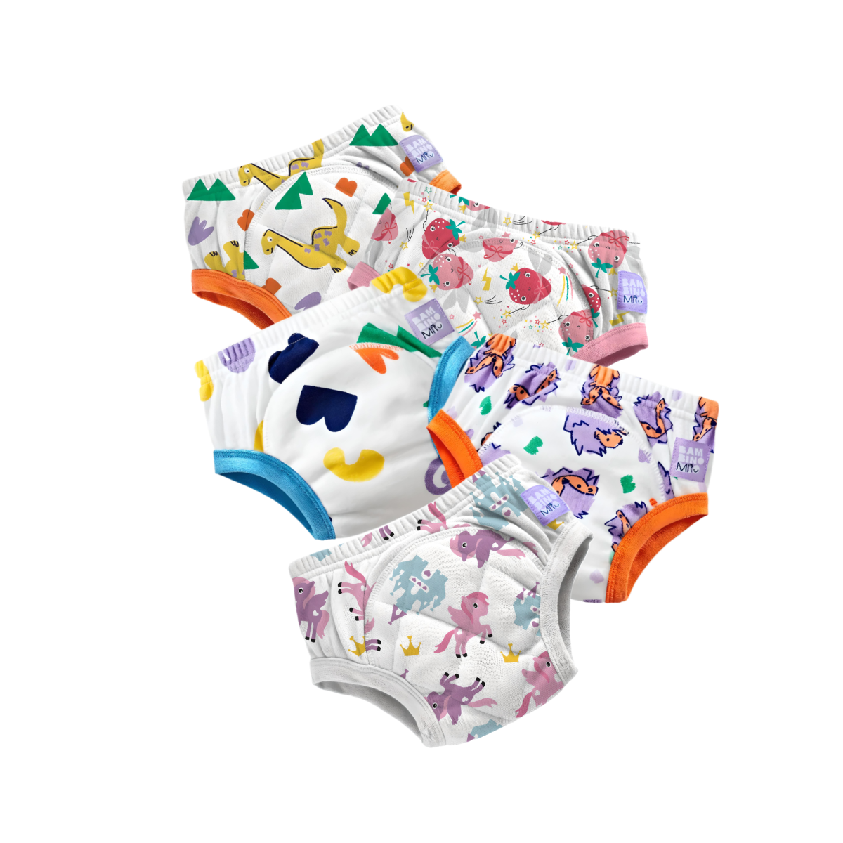 Bambino Mio mokomosios kelnaitės - atprastukės | 5 vnt rinkinys
