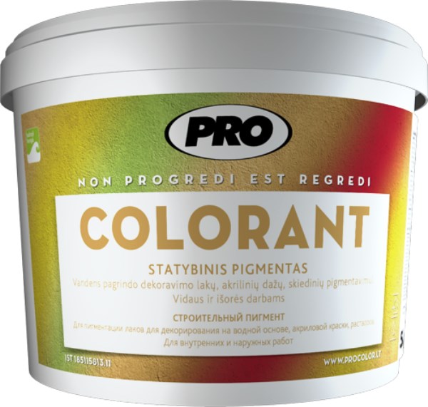Pigmentas statybinis COLORANT 1 kg juodas PRO