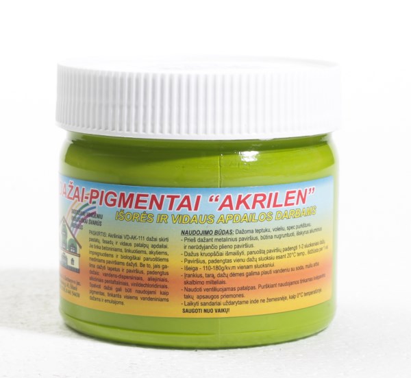 Dažai - pigmentai akriliniai salotiniai 350 g