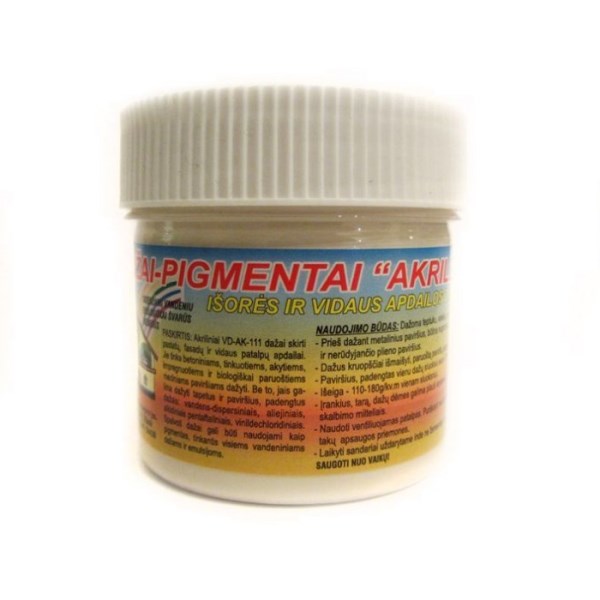 Dažai - pigmentai akriliniai raudoni 600 g