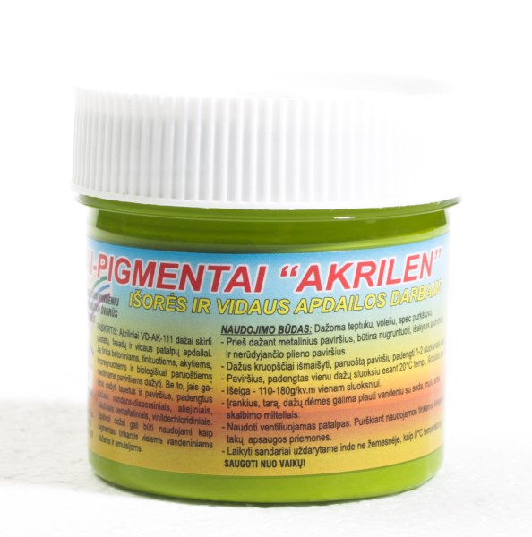 Dažai - pigmentai akriliniai salotiniai 120 g