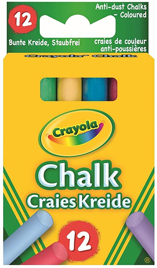 CRAYOLA Spalvotos kreidelės, 12 vnt.