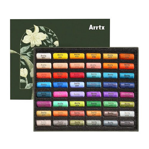 Minkštų pastelių rinkinys ARRTX, 48 spalvų