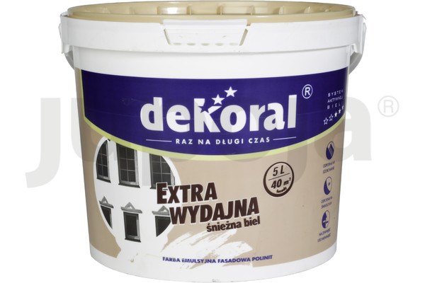 Fasadiniai dažai Polinit balti 10 l