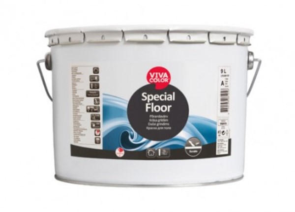 Dažai blizgūs grindims VIVACOLOR SPECIAL FLOOR C 9 l