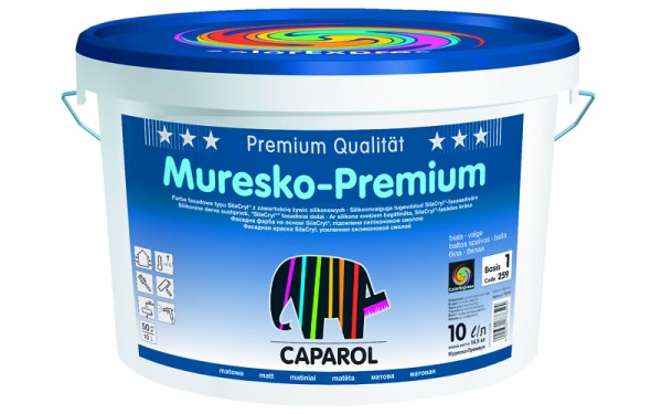 Fasadiniai dažai CAPAROL Caramix Muresko Premium Basis1 2,5 l