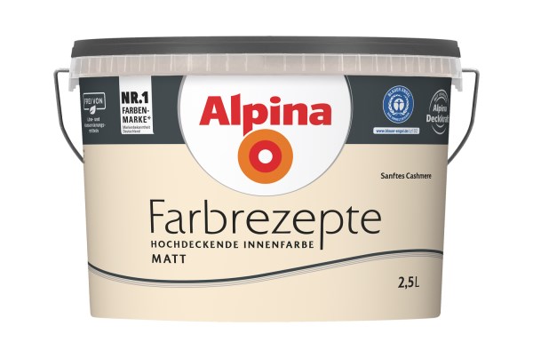 Dažai matiniai Alpina AP FARBR Sanftes Cashmere 2,5 l